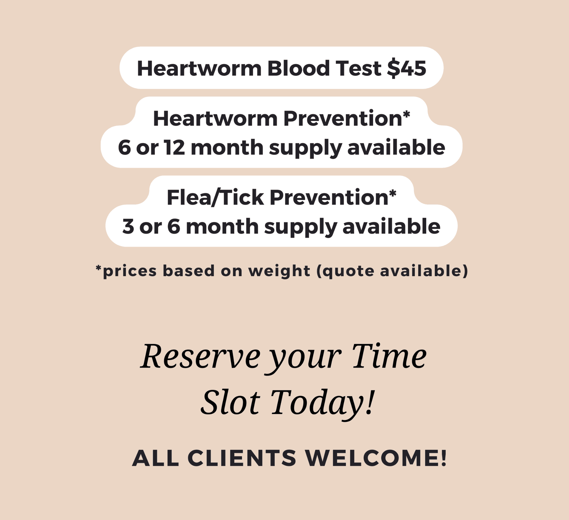 Spot Check Heartworm Clinic